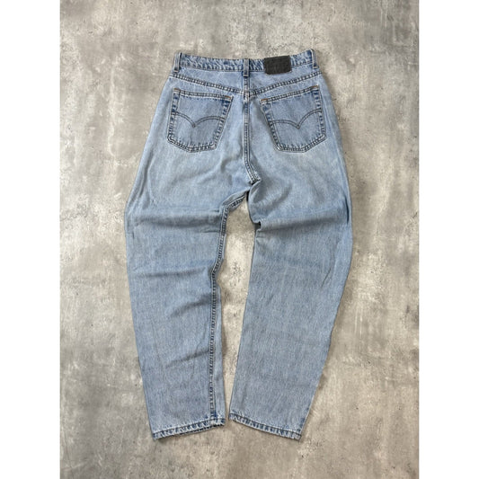 Vintage 90s Levis Silvertab Loose Fit Light Wash Denim Pants Size 30 Blue