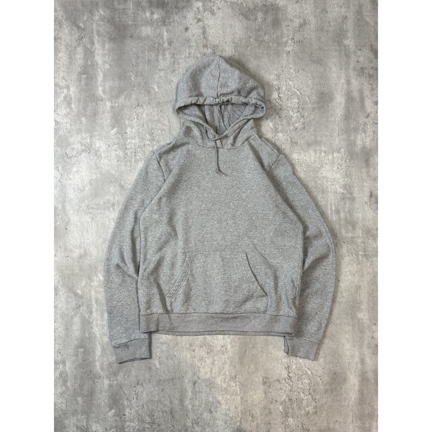 Vintage Womens 2000s Nike Tonal Swoosh Hooded Pullover Sweatshirt Size Large