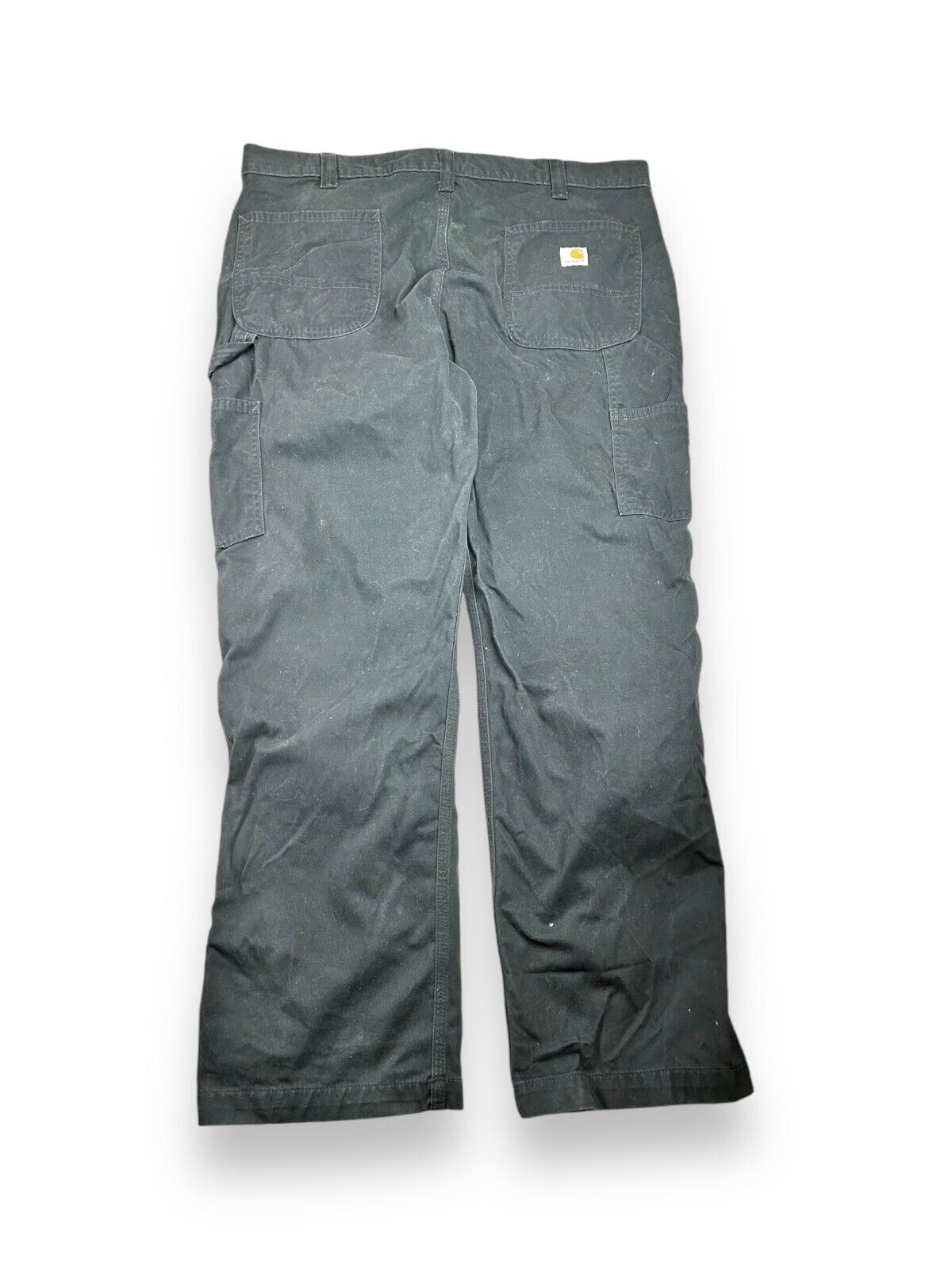Vintage Carhartt Relaxed Fit Canvas Workwear Carpenter Pants Size 40W Black