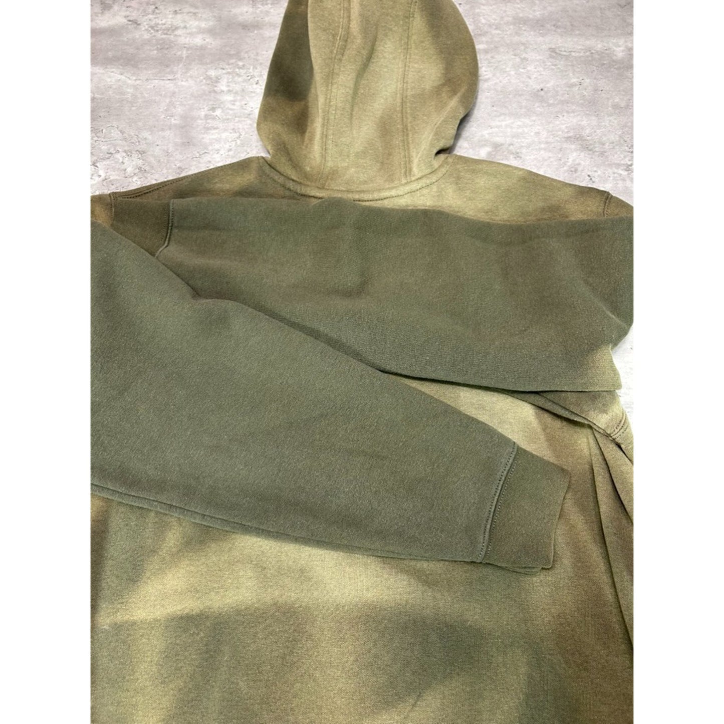 Vintage Carhartt Distressed Embroidered Patch Pullover Hooded Sweatshirt Size XL
