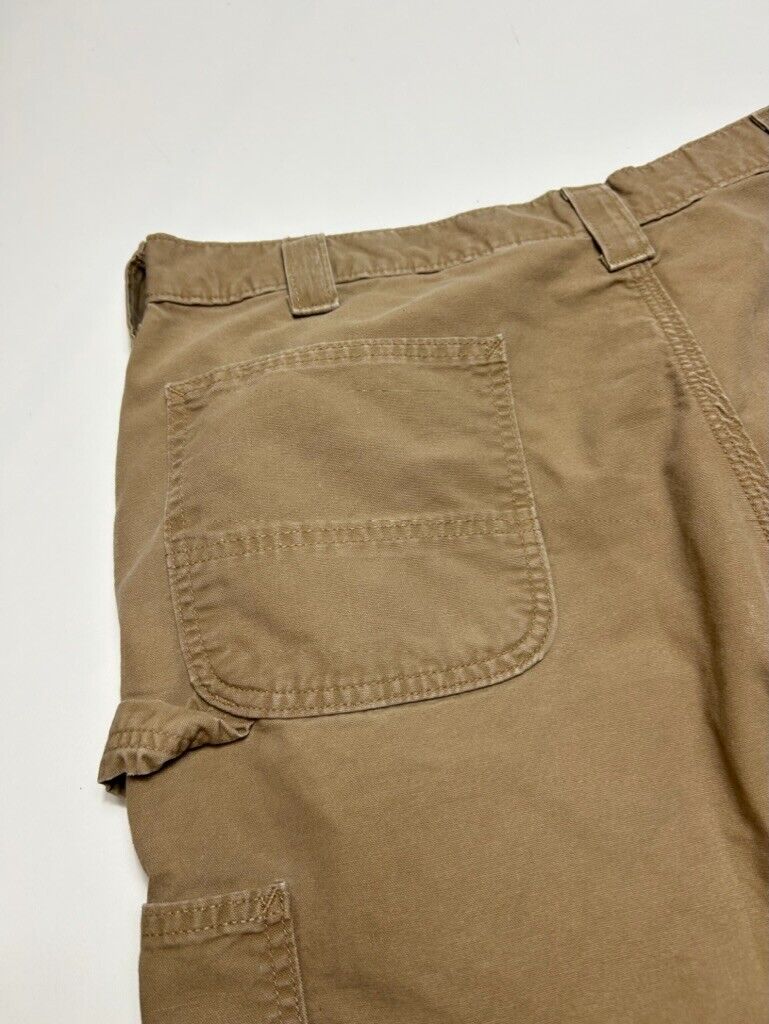 Vintage Carhartt Canvas Workwear Carpenter Pants Size 38W Beige