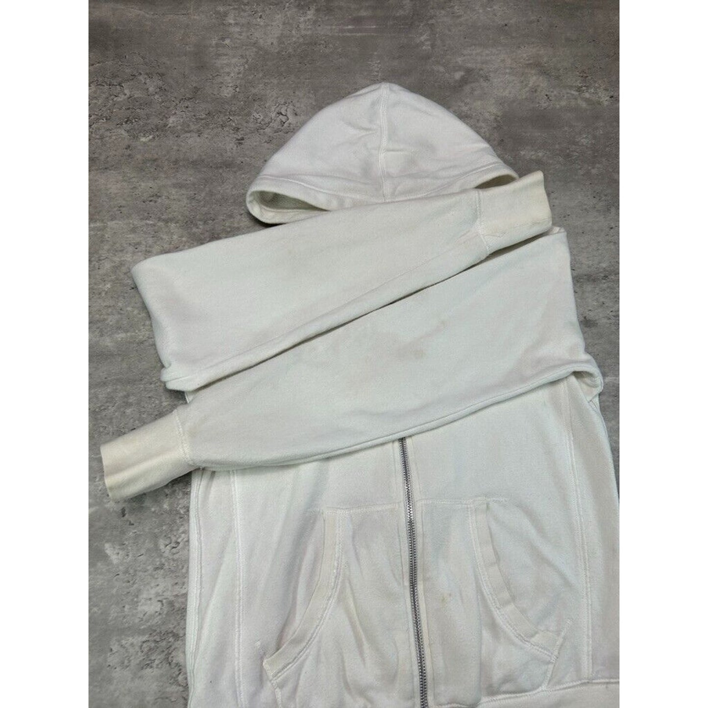 Vintage Womens Nike Embroidered Spell Out Full Zip Hooded Sweatshirt Size Small