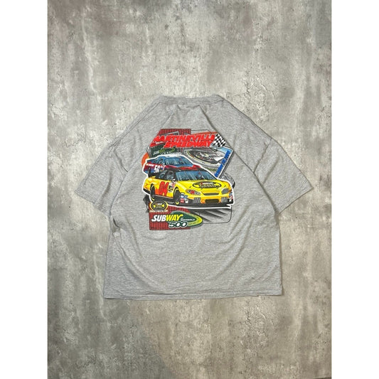 Vintage 2004 Martinville Subway 500 Nascar Racing Graphic T-Shirt Size 2XL