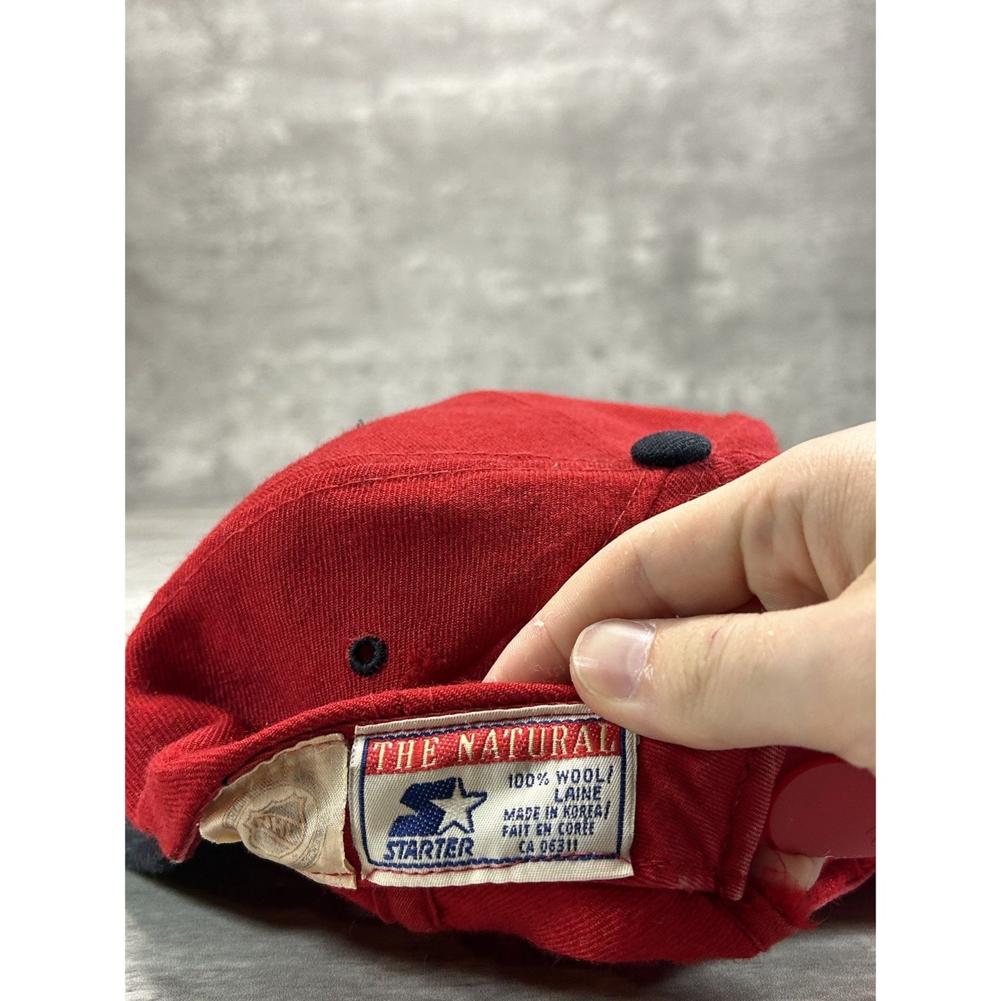 Vintage 90s Chicago Blackhawks NHL Embroidered Logo Starter Snapback Hat OSFA