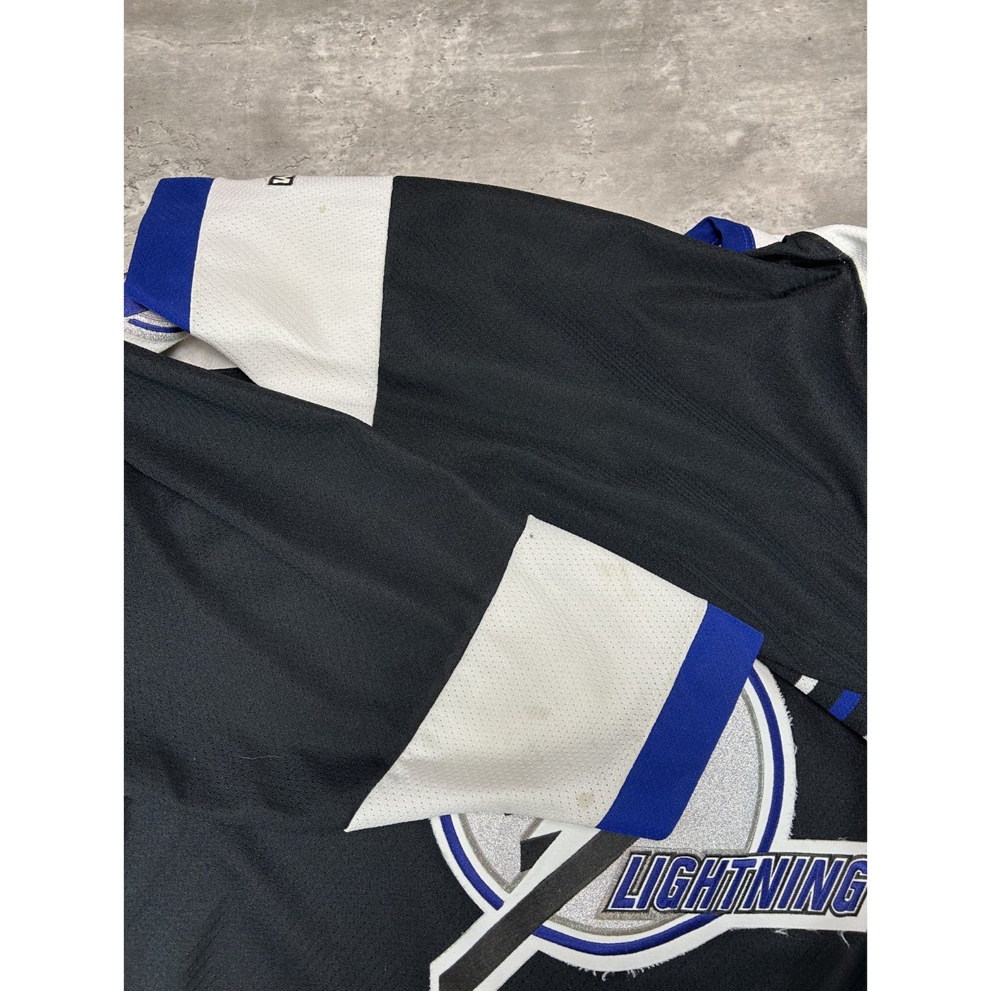 Vintage 90s Tampa Bay Lightning NHL CCM Stitched Hockey Jersey Size XL