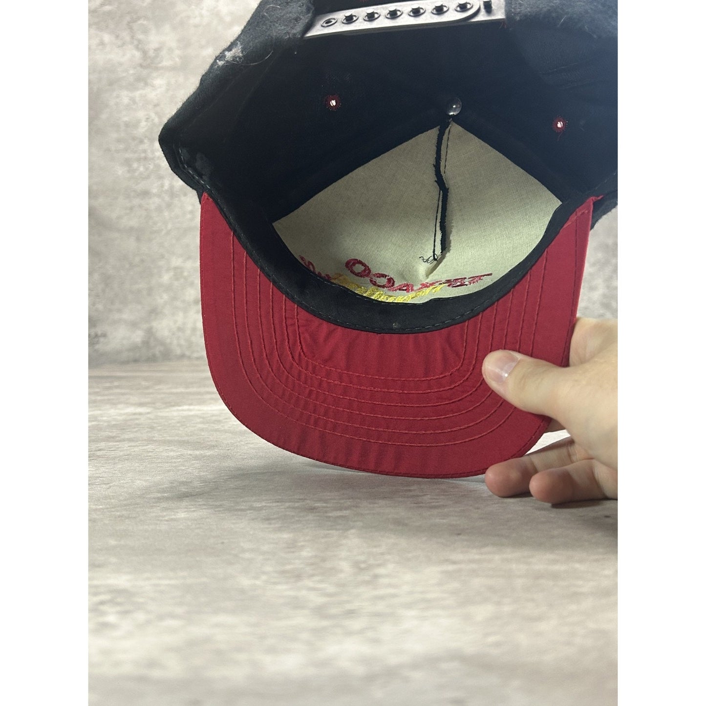 Vintage 90s Texaco Havoline Racing Embroidered Nascar Snapback Hat OSFA