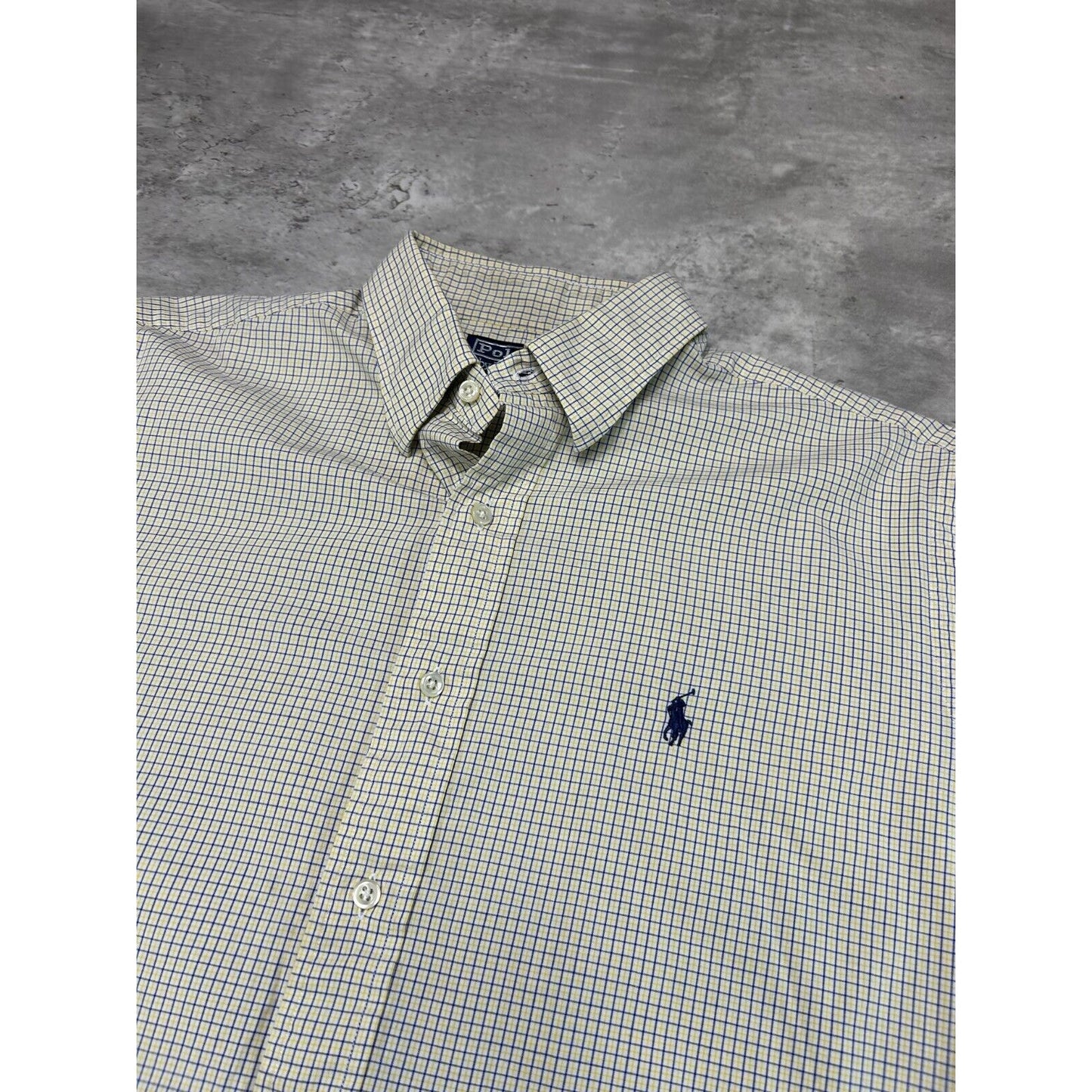 Vintage Polo Ralph Lauren Embroidered Pony Long Sleeve Button Up Shirt Size XL