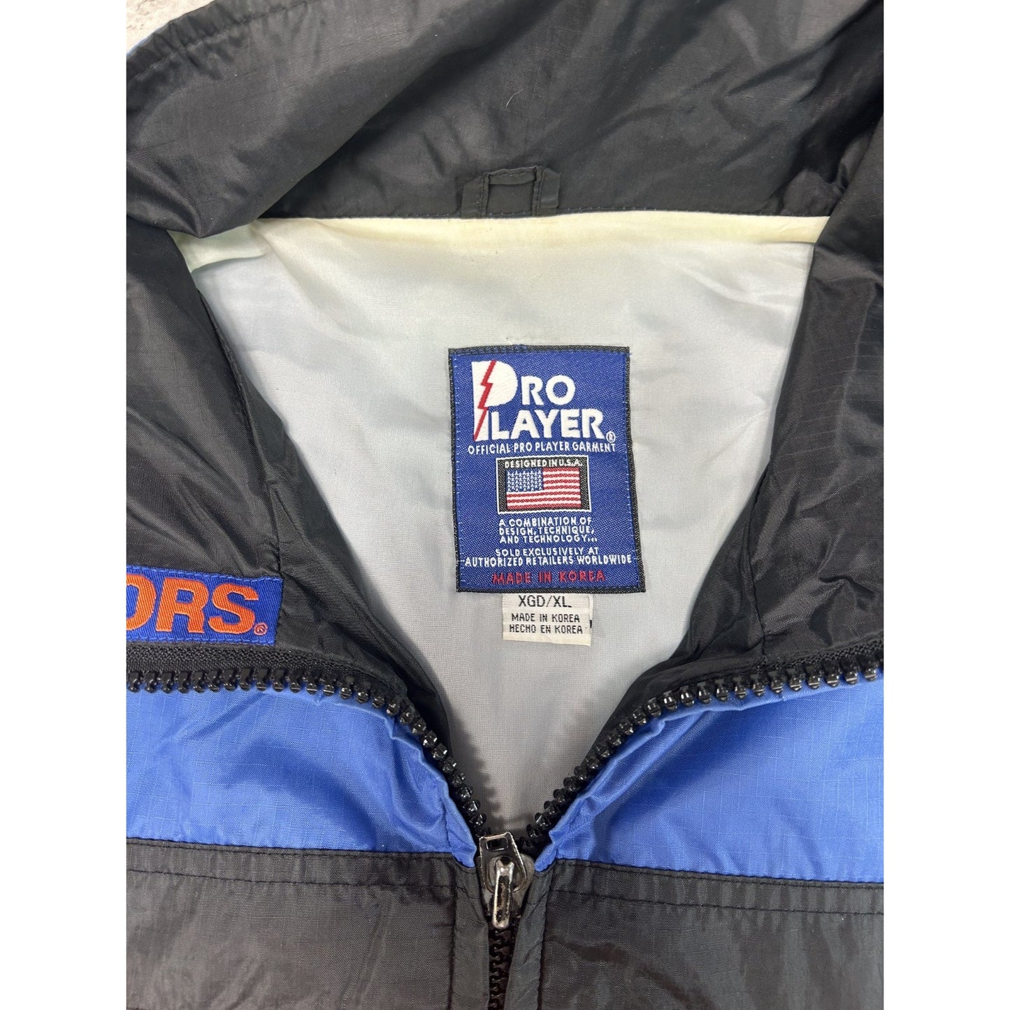 Vintage 90s Florida Gators NCAA Embroidered Logo Nylon Windbreaker Jacket Sz XL