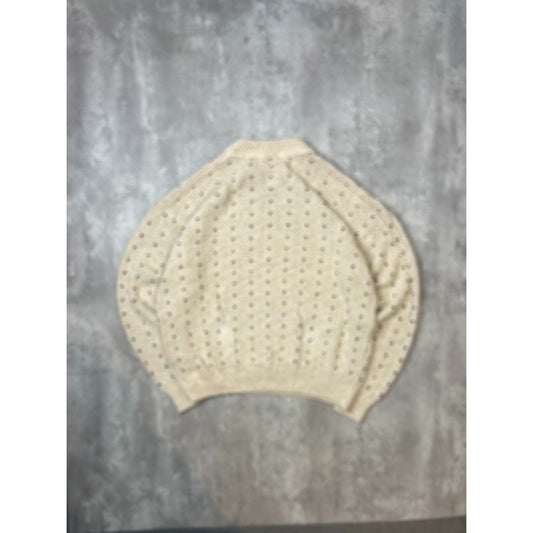 Vintage 90s NWT Naturals Spotted Ribbed Pullover Knit Sweater Size 2XL