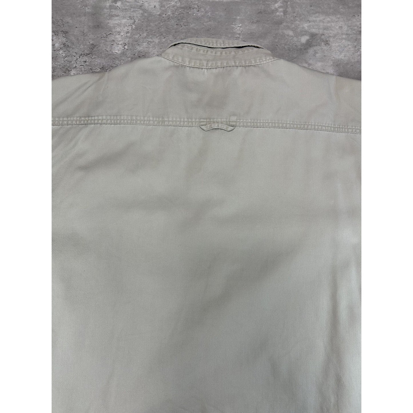 Vintage Ohio State Buckeyes NCAA Embroidered Logo Button Up Shirt Size XL