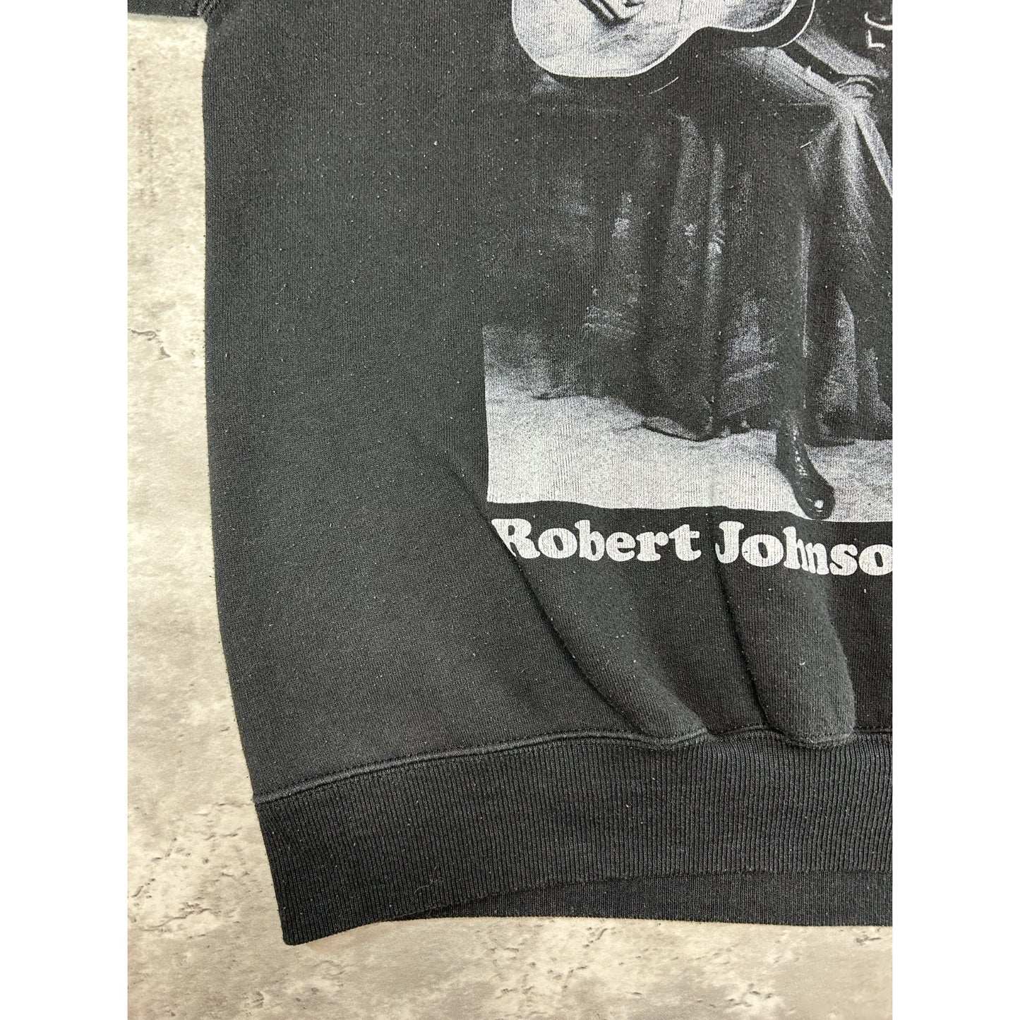 VTG 1991 Robert Johnson KIng Of Blue Portrait Graphic Music Sweatshirt Sz XL