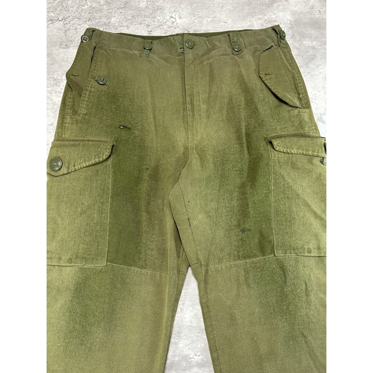 Vintage 1980s/90s MIlitary Nato Army Cargo Pants Size 36 Green