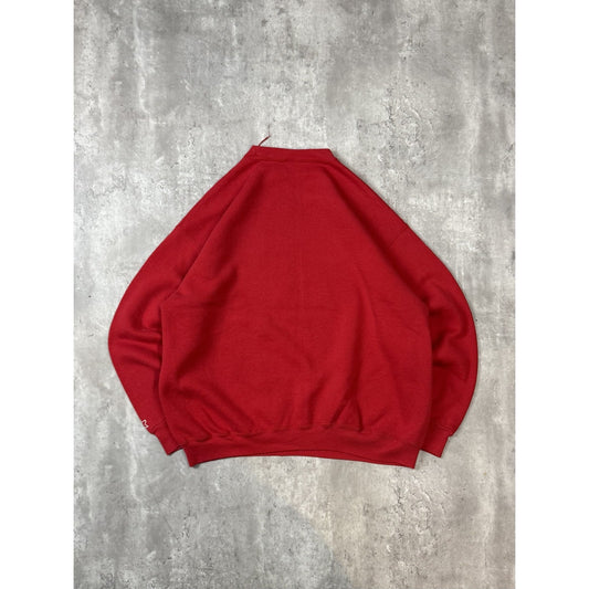 Vintage 1990 San Francisco 49ers NFL Spellout Logo Starter Sweatshirt Size XL