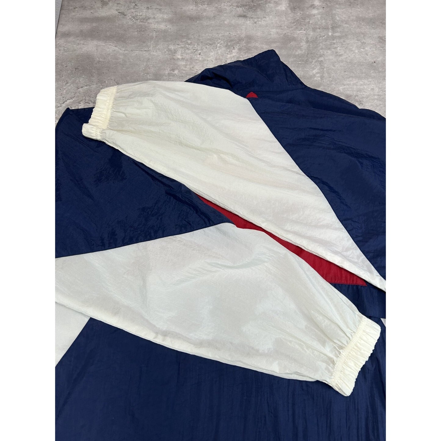 Vintage 90s Team USA Olympics Nylon Full Zip Windbreaker Jacket Size XLT