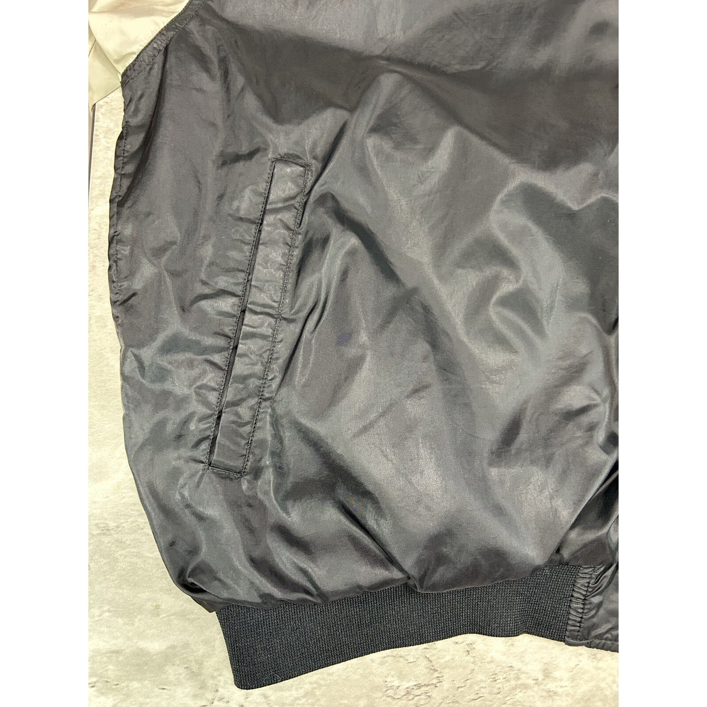 Vintage 90s Nike Embroidered Swoosh Reversible Bomber Jacket Size XL