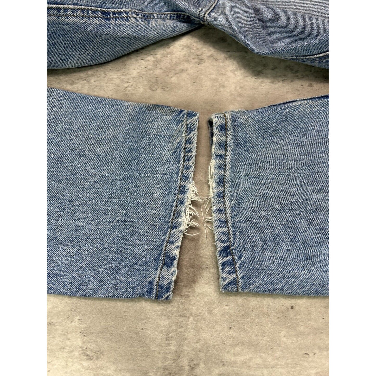 Vintage Carhartt Light Wash Denim Workwear Pants Size 38 Blue