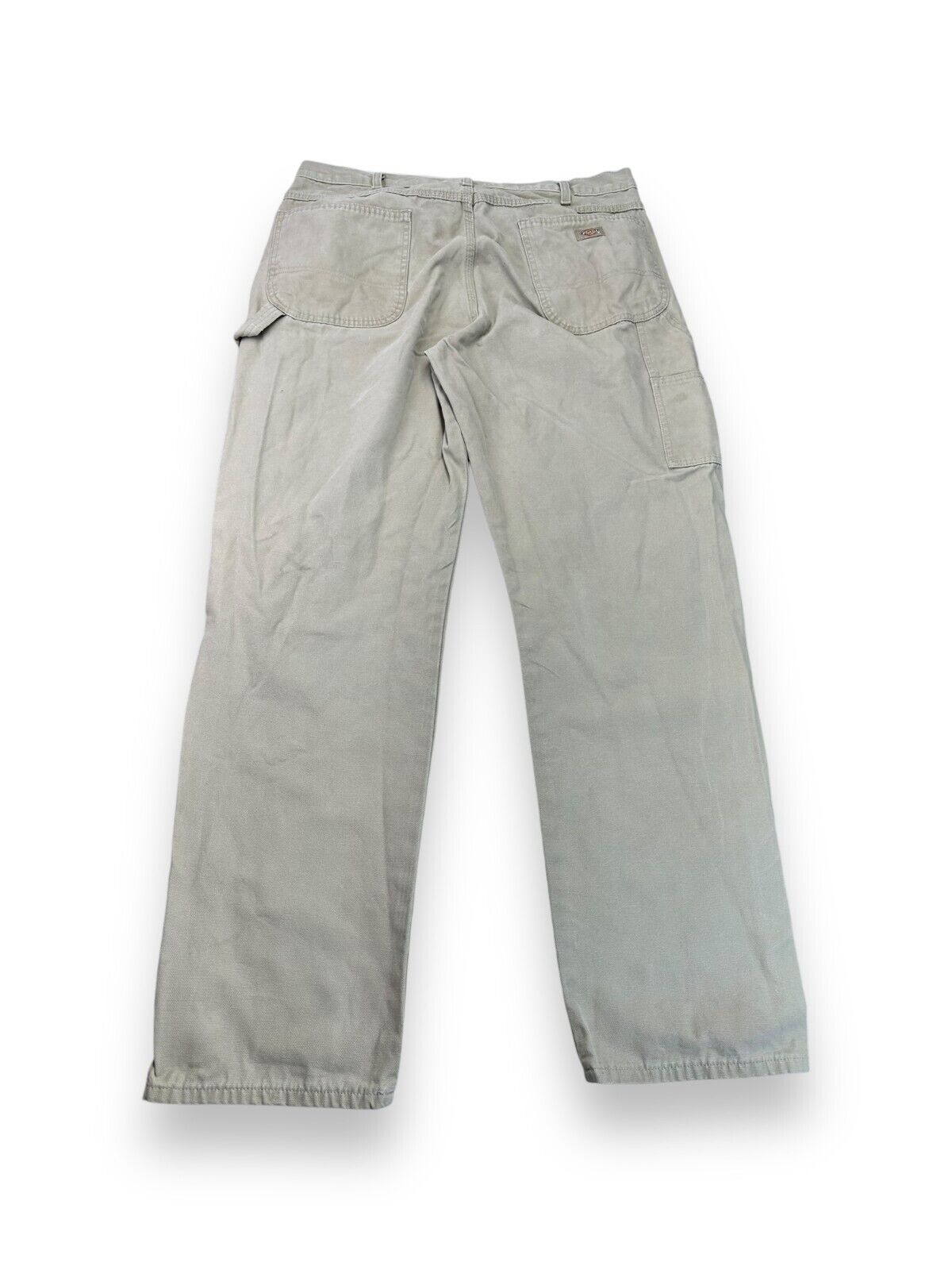 Vintage Dickies Canvas Work Wear Carpenter Pants Size 37W Tan