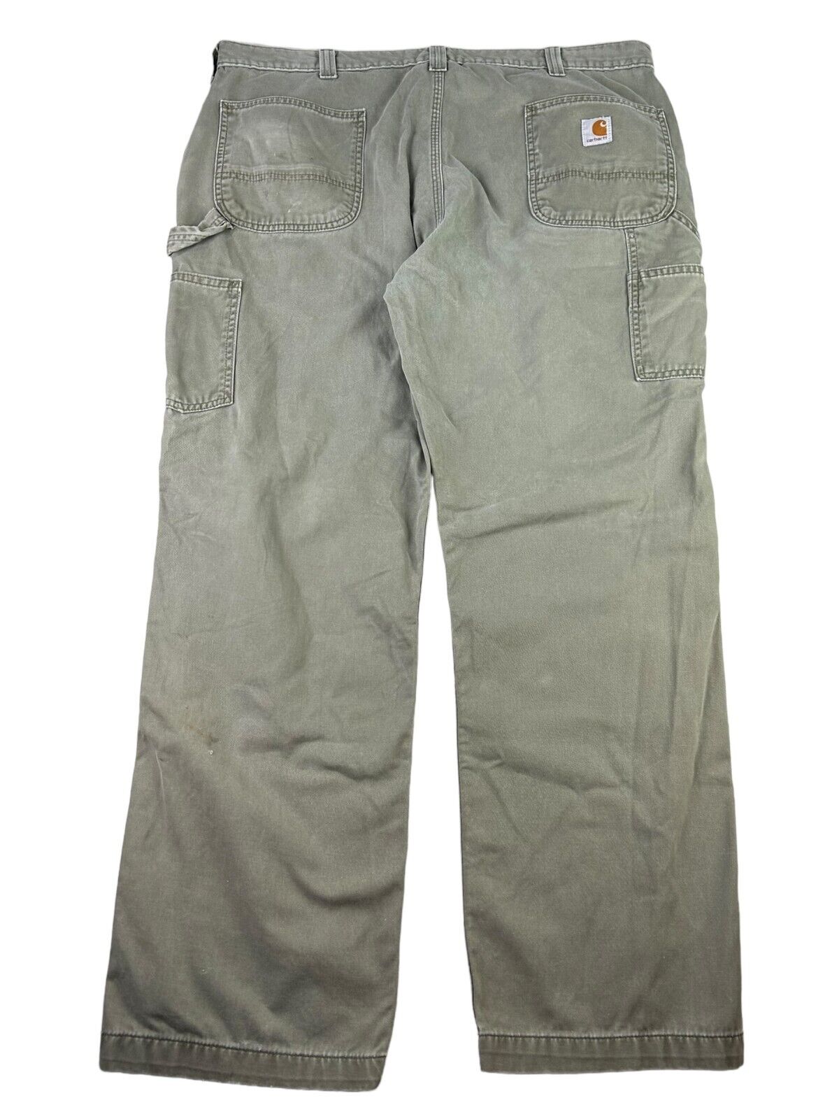 Vintage Carhartt Relaxed Fit Canvas Workwear Carpenter Pants Size 40W B324ARG