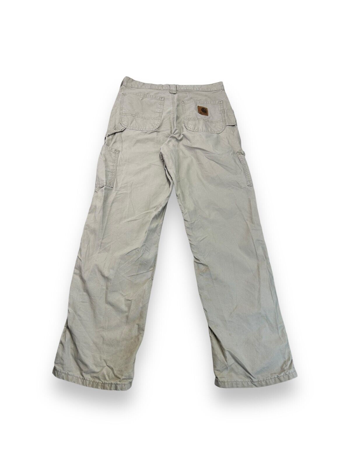 Vintage Carhartt Canvas Workwear Carpenter Pants Size 31W Tan