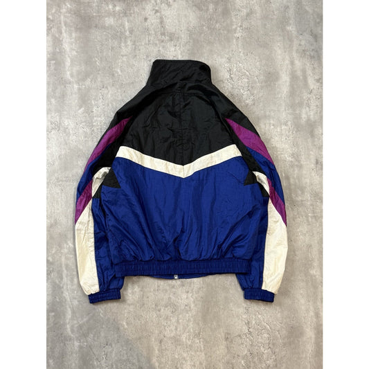 Vintage 90s USA Olympics Embroidered Logo Full Zip Windbreaker Jacket Size Small