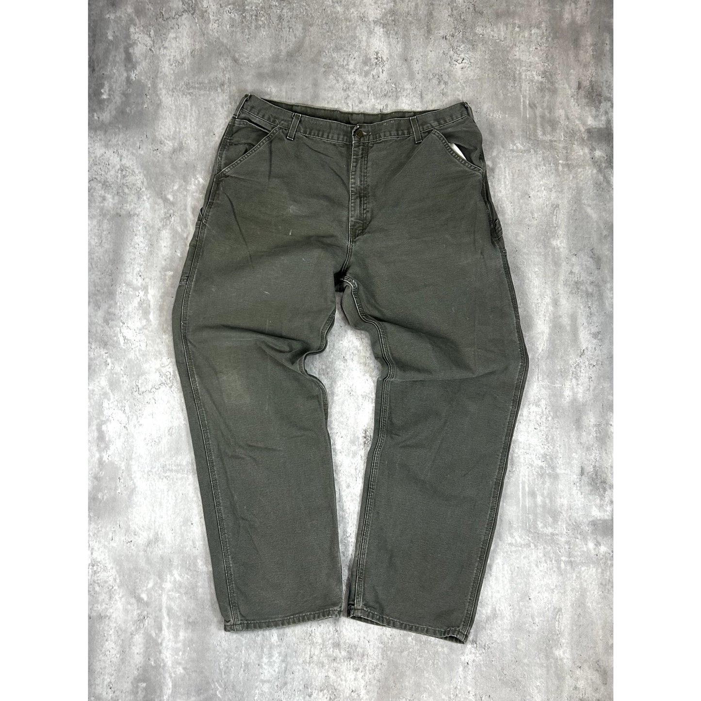 Vintage Carhartt Canvas Workwear Carpenter Pants Size 41 B11MOS