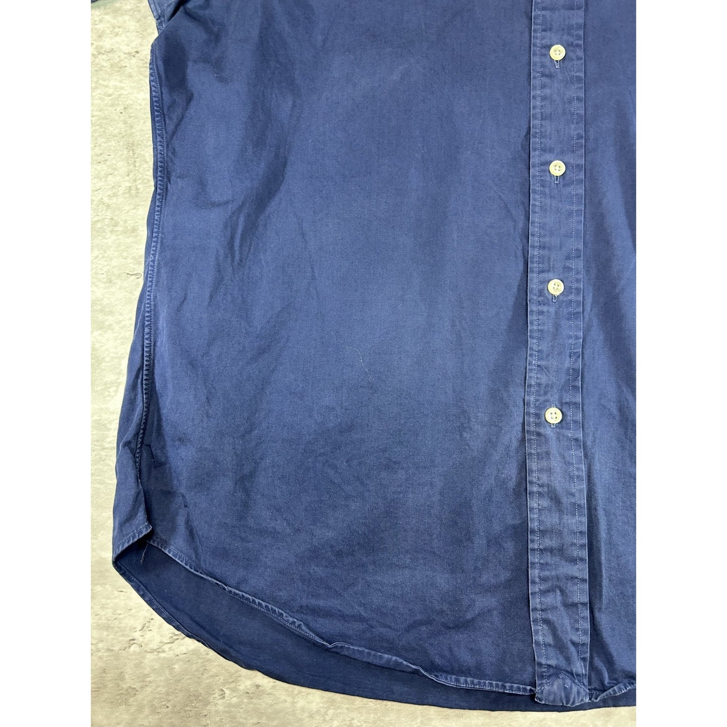 Vintage Polo Ralph Lauren Embroidered Pony Long Sleeve Button Up Shirt Sz Large