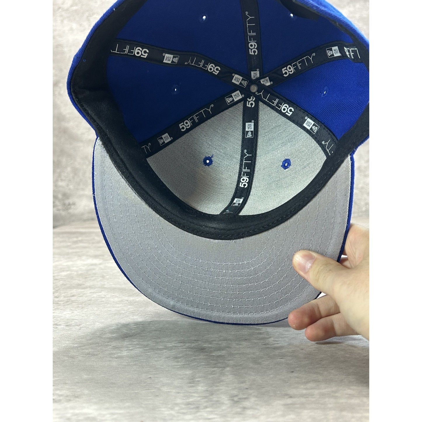 Toronto Blue Jays MLB LL BLue Bird Embroidered Baseball Fitted Hat 7 3/8