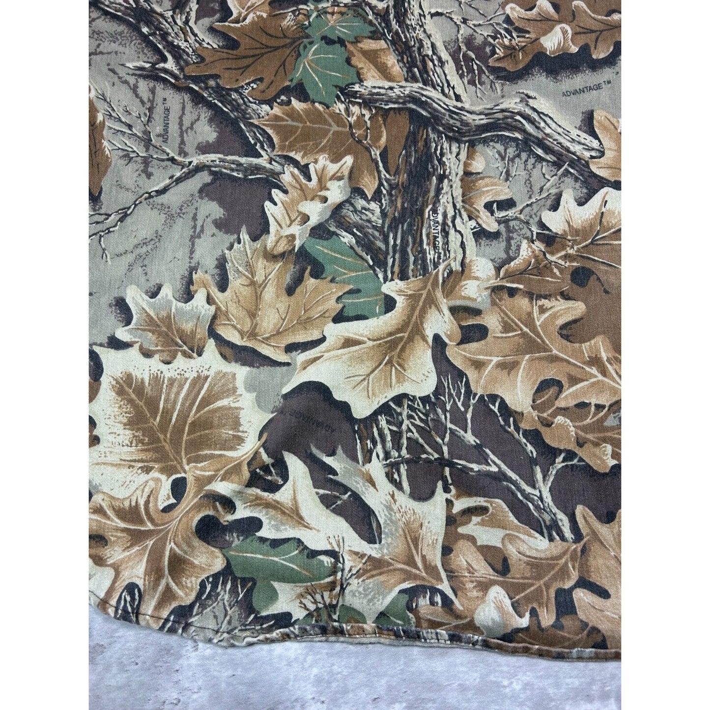 Vintage 80s/90s Redhead Advantage Camo Long Sleeve Button Up Shirt Size XXL