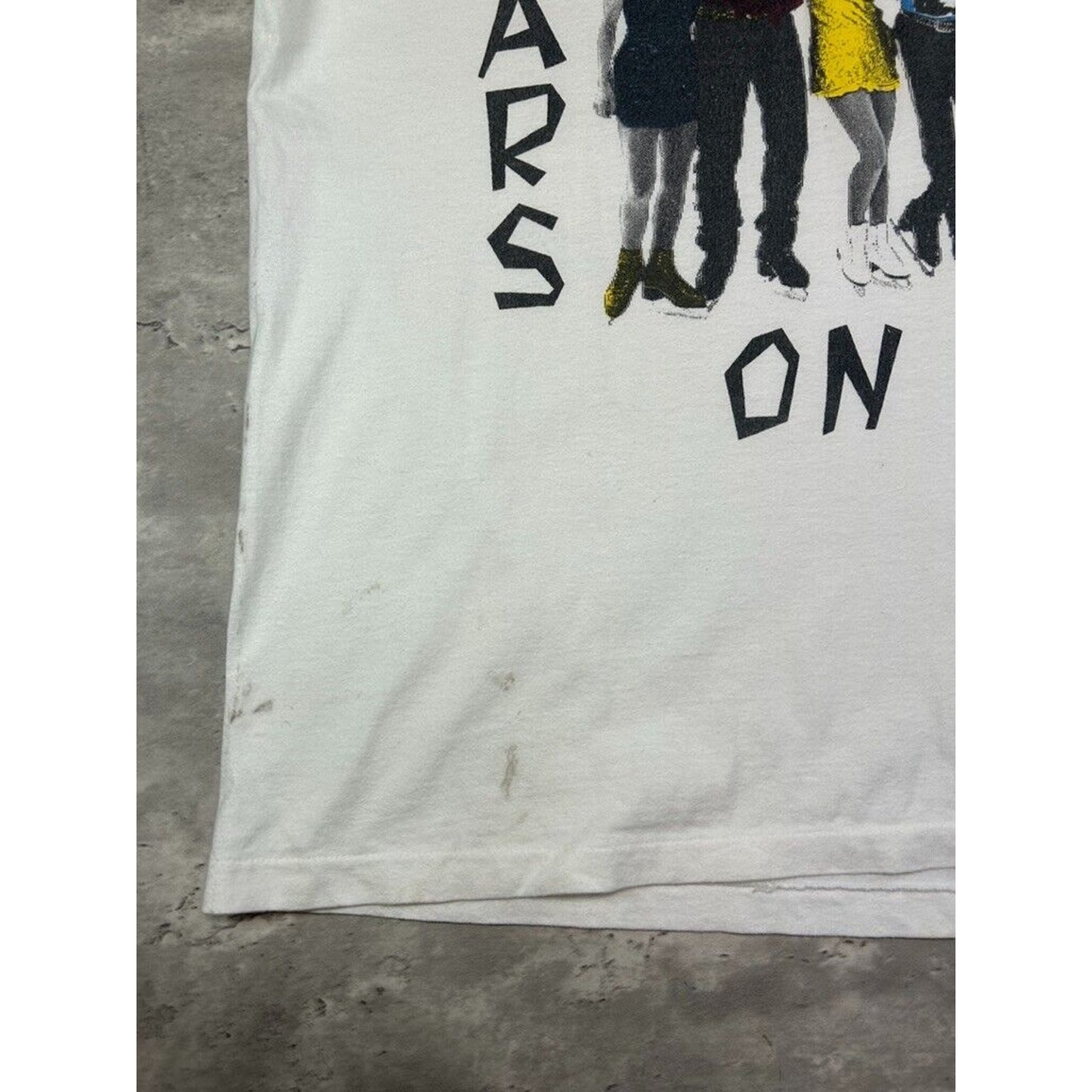 Vintage 90s Stars On Ice Get What You Need Music Graphic T-Shirt Size XL