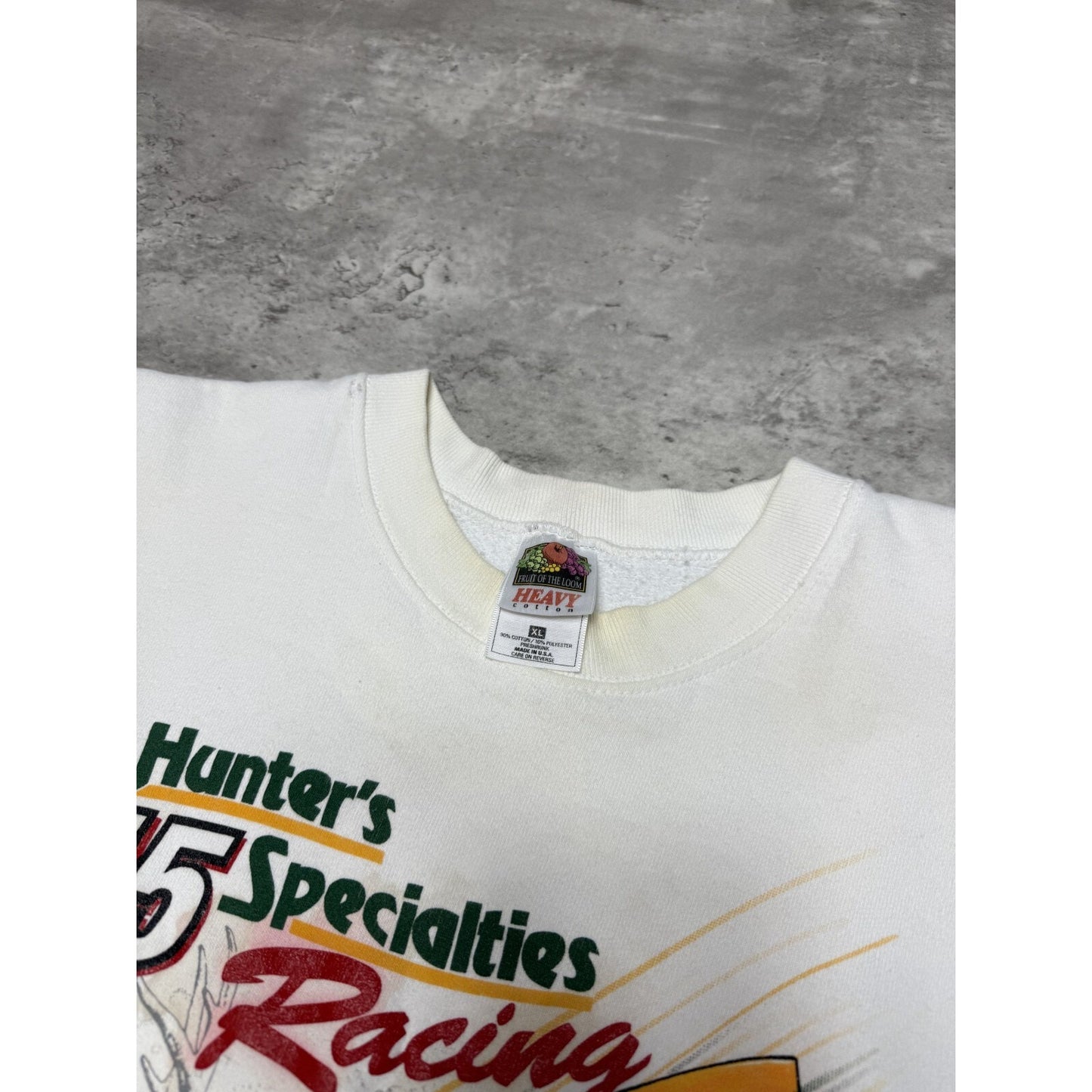 Vintage 90s Jeff Fuller #45 Trophy Chasing Nascar Graphic Sweatshirt Size XL