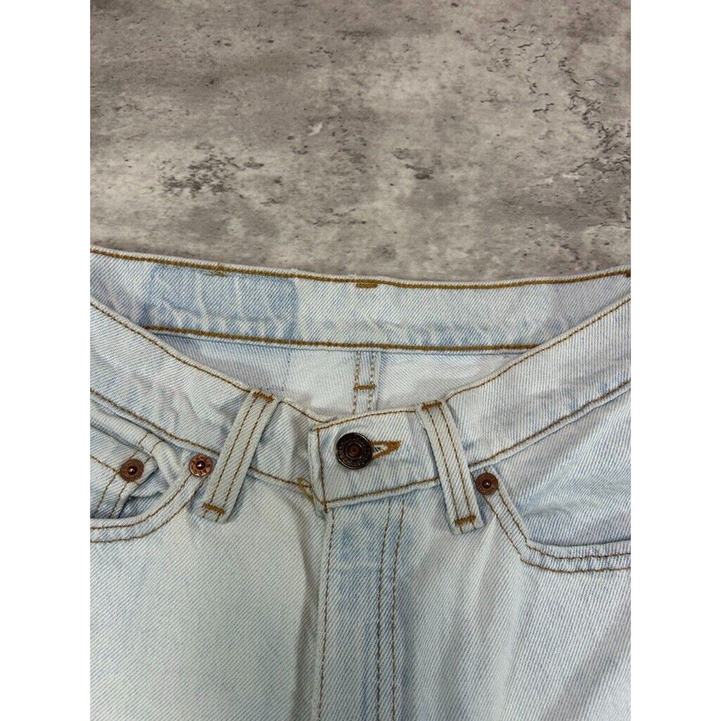 Vintage 90s Levis 512 Red Tab Slim Fit Light Wash Denim Pants Size 26 Blue