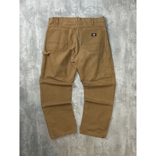 Vintage Dickies Canvas Workwear Carpenter Pants Size 38 Beige