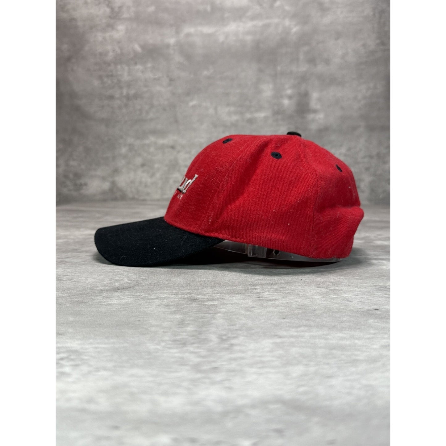 Vintage Bud Racing Team King Of Beers Embroidered Logo Strapback Hat OSFA