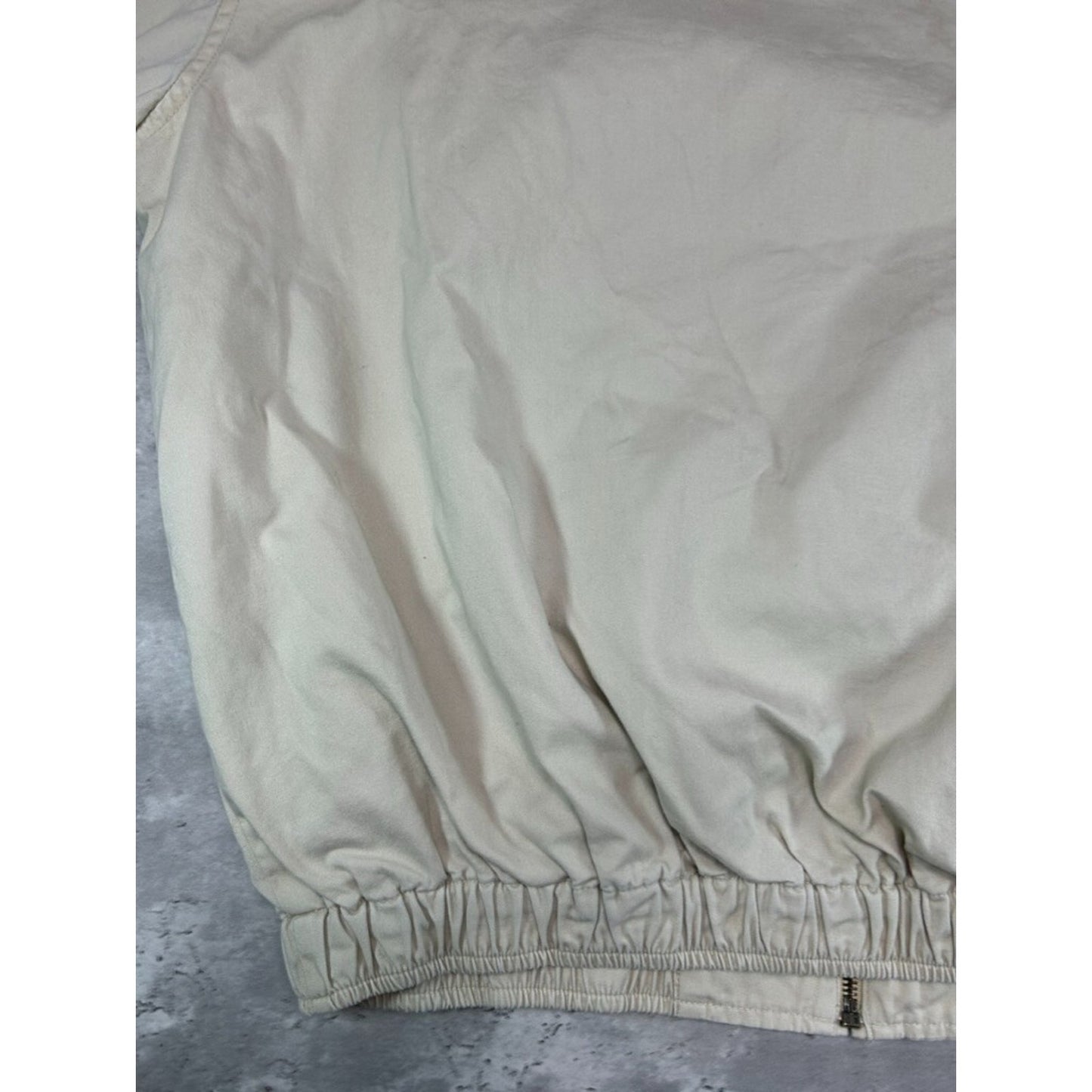 Vintage Polo Ralph Lauren Embroidered Pony Plaid Lined Harrington Jacket Large