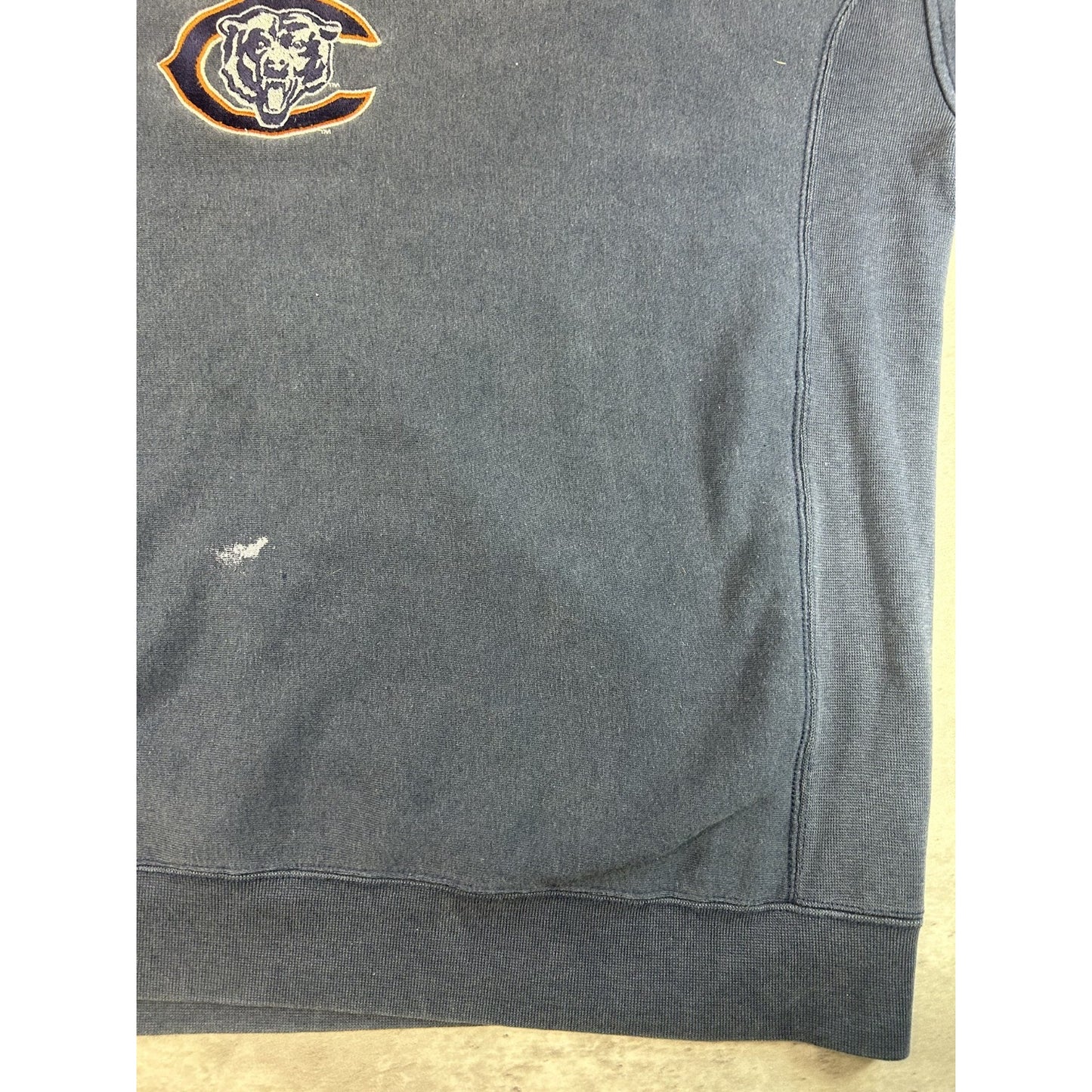Vintage Chicago Bears NFL Embroidered Spellout Football Sweatshirt Size XL