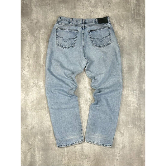 Vintage Harley Davidson Light Wash Denim Pants Size 34 Blue