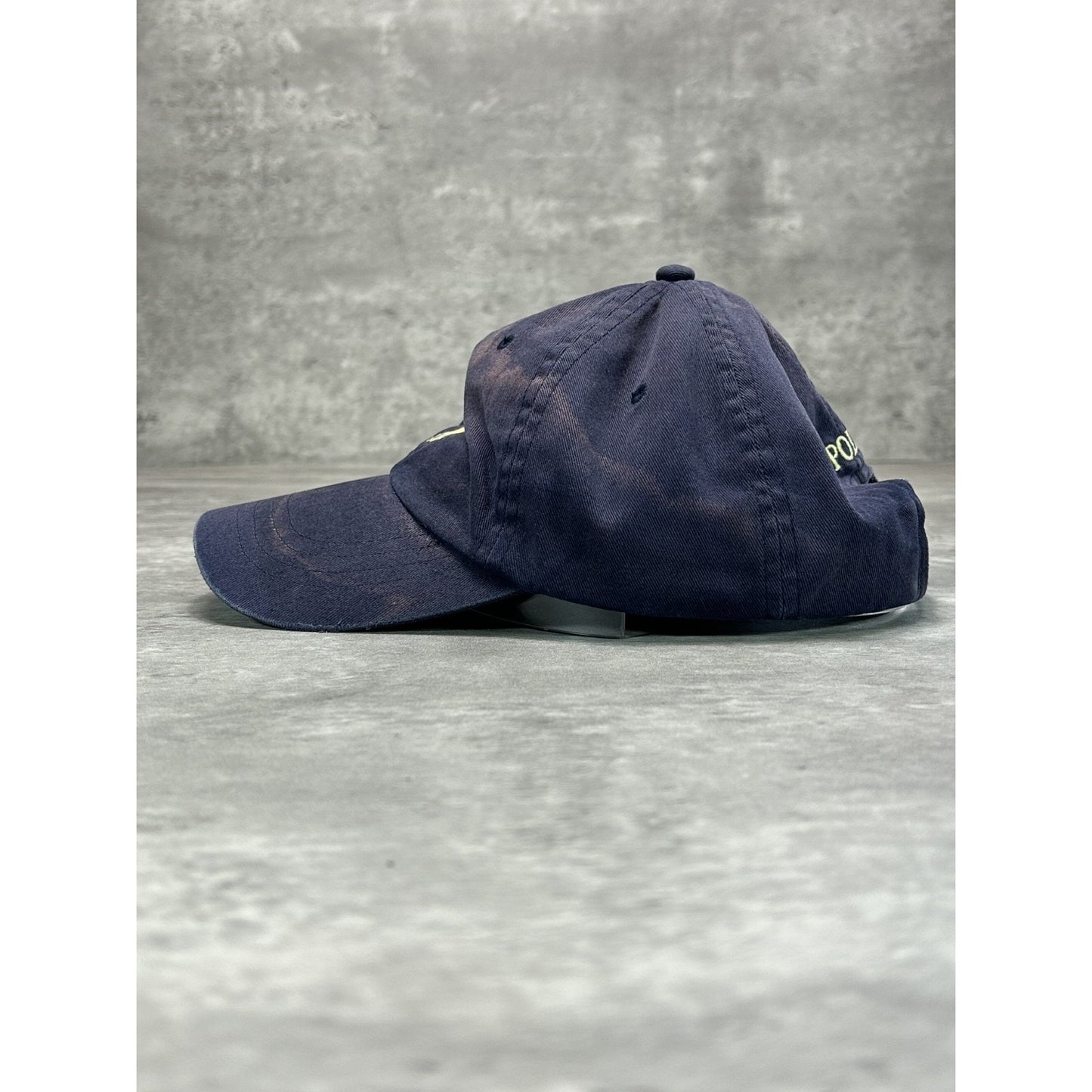 Vintage Polo Ralph Lauren Embroidered Pony Strapback Hat OSFA Blue