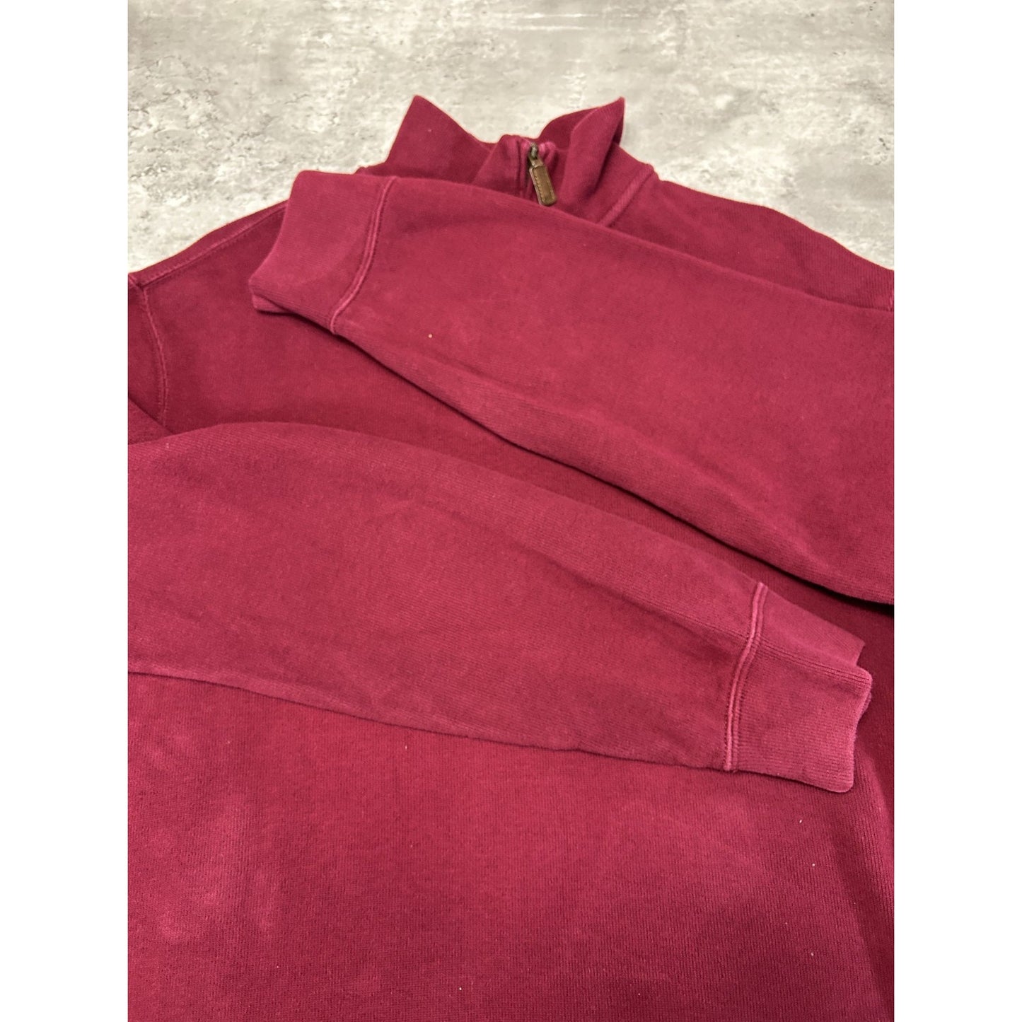 Vintage Polo Ralph Lauren Embroidered Pony 1/4 Zip Sweatshirt Size XL