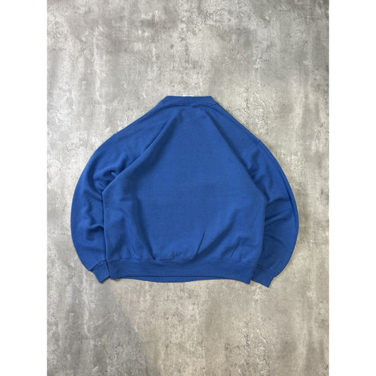 Vintage 1995 St Louis Rams NFL Big Graphic Helmet Spellout Sweatshirt Size XL