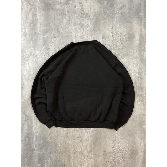 Vintage 90s Carolina Panthers NFL Big Graphic Logo Football Sweatshirt Sz Large