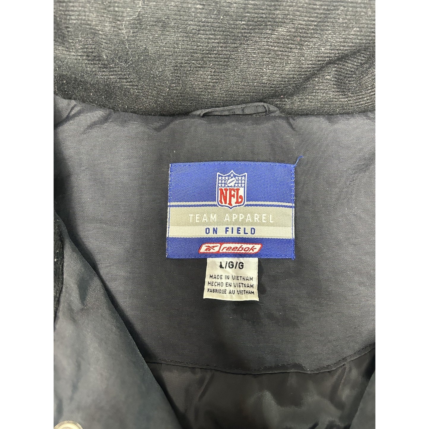 Vintage 2000s Philadelphia Eagles NFL Embroidered Logo Long Jacket Size Large