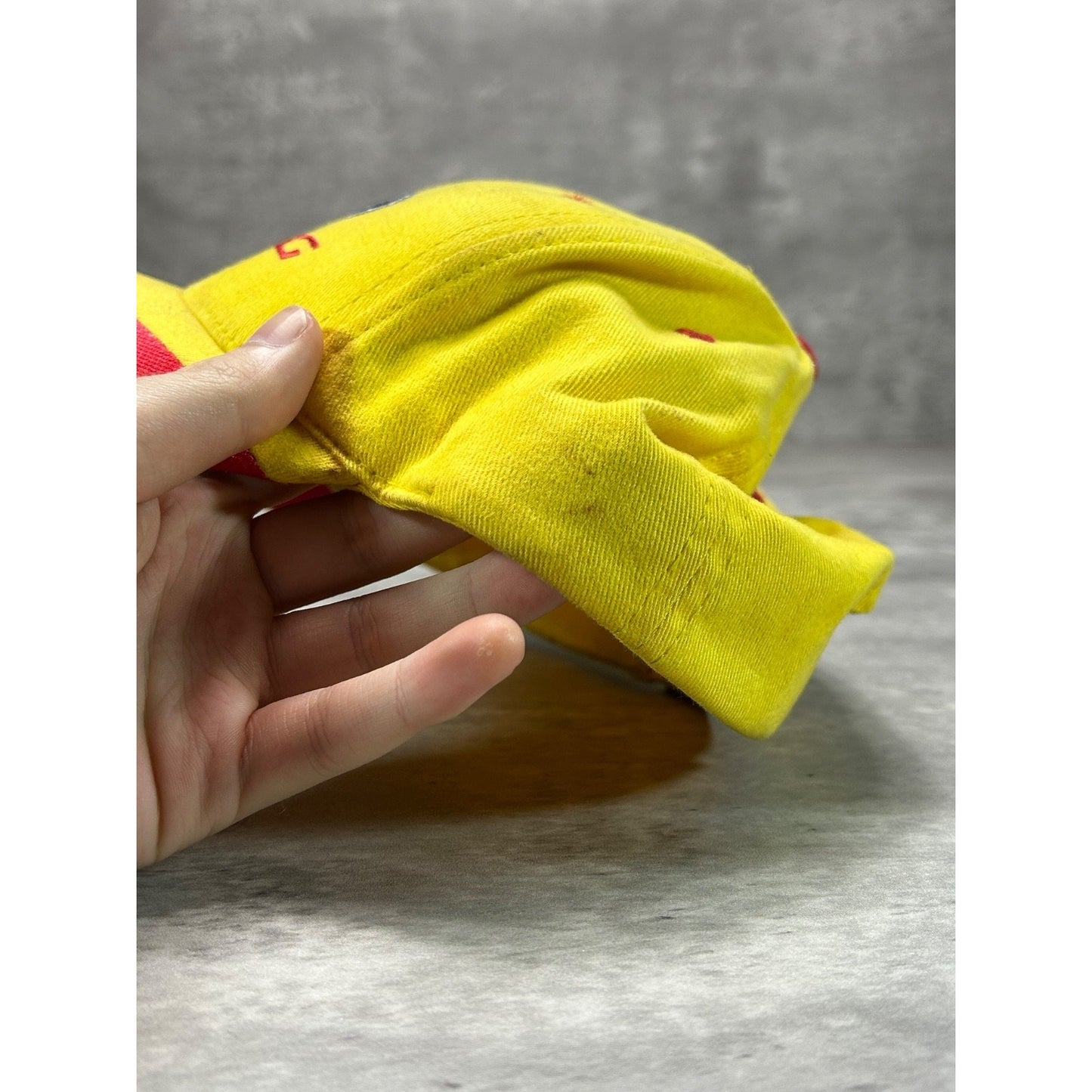 Vintage Ford Racing Nascar Embroidered Spellout Strapback Hat OSFA