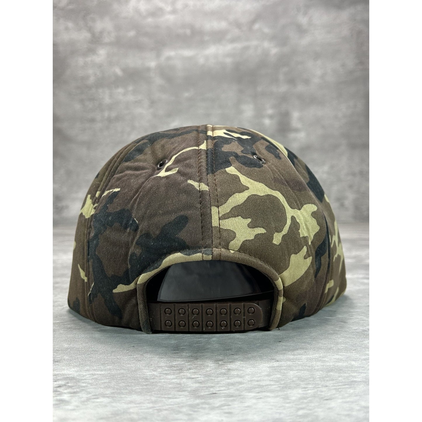 Vintage 1980s/90s Deer Graphic Hunting Camo Snapback Hat OSFA