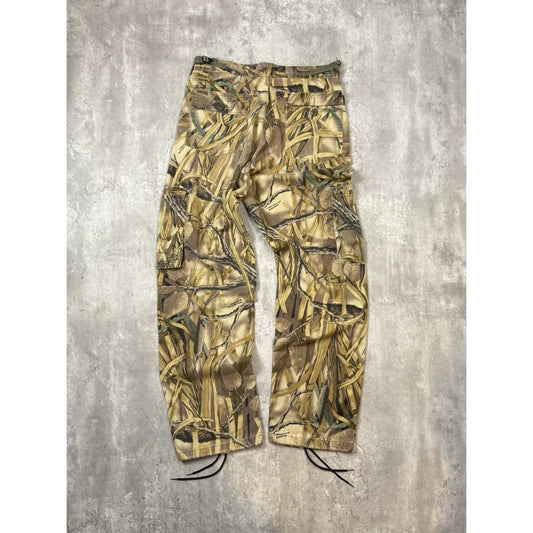 Vintage Advantage Wetlands Camo Utility Cargo Hunting Pants Size Small