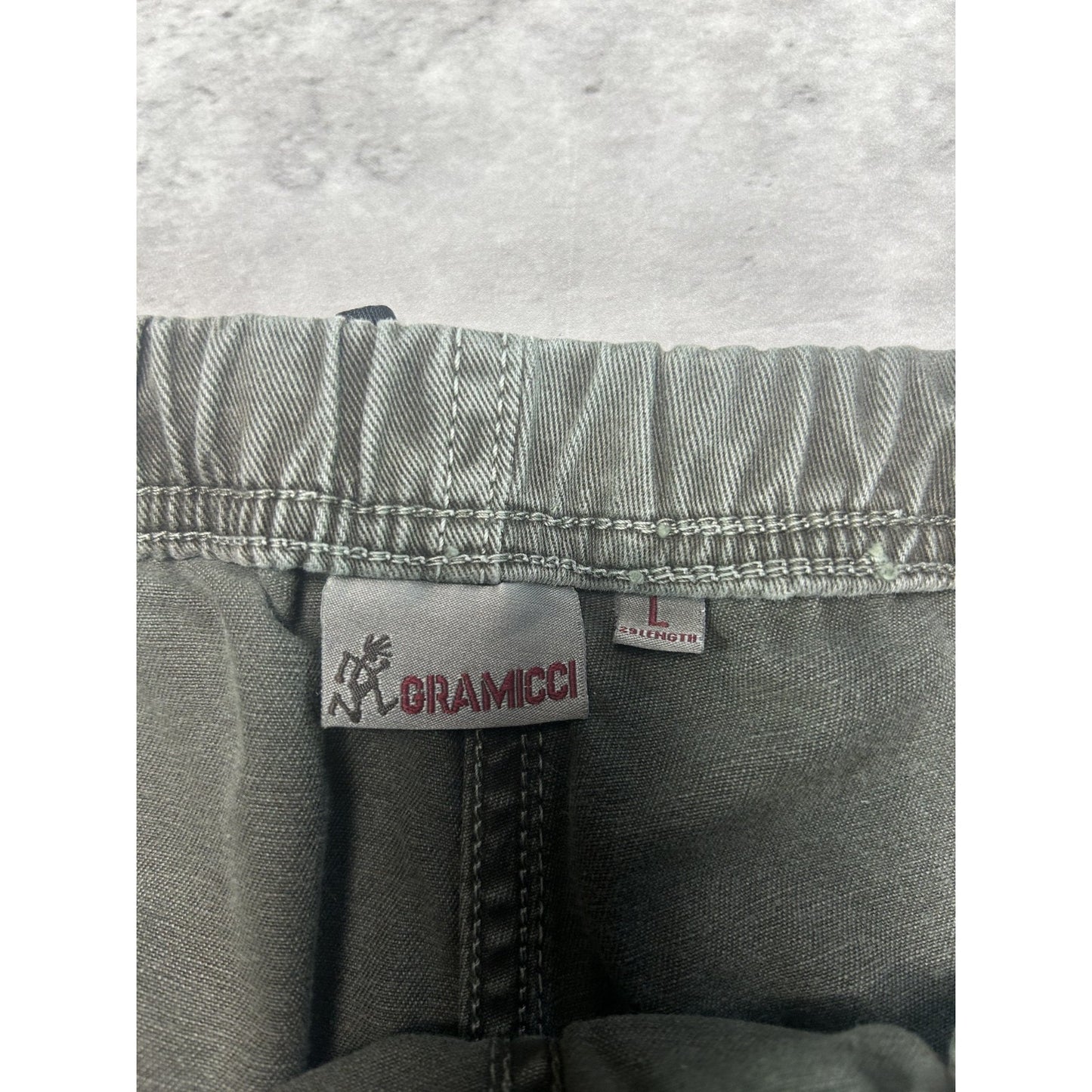 Vintage 90s Gramicci Baggy Fit Adjustable Hiking Pants Size Large Green