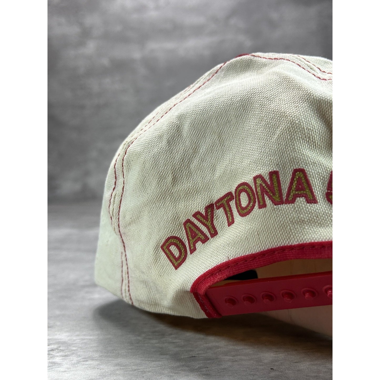 Vintage 1994 Daytona 500 Winston Cup Nascar Graphic Spellout Snapback Hat OSFA