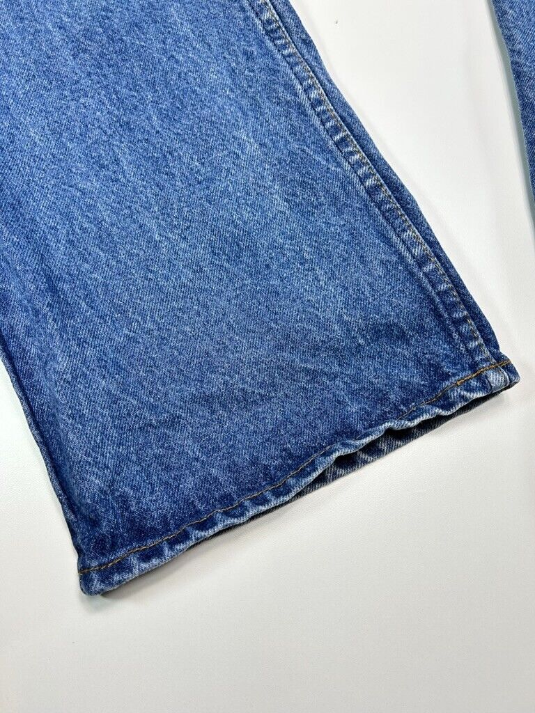 Vintage 90s Levis Orange Tab Dark Wash Denim Pants Size 34