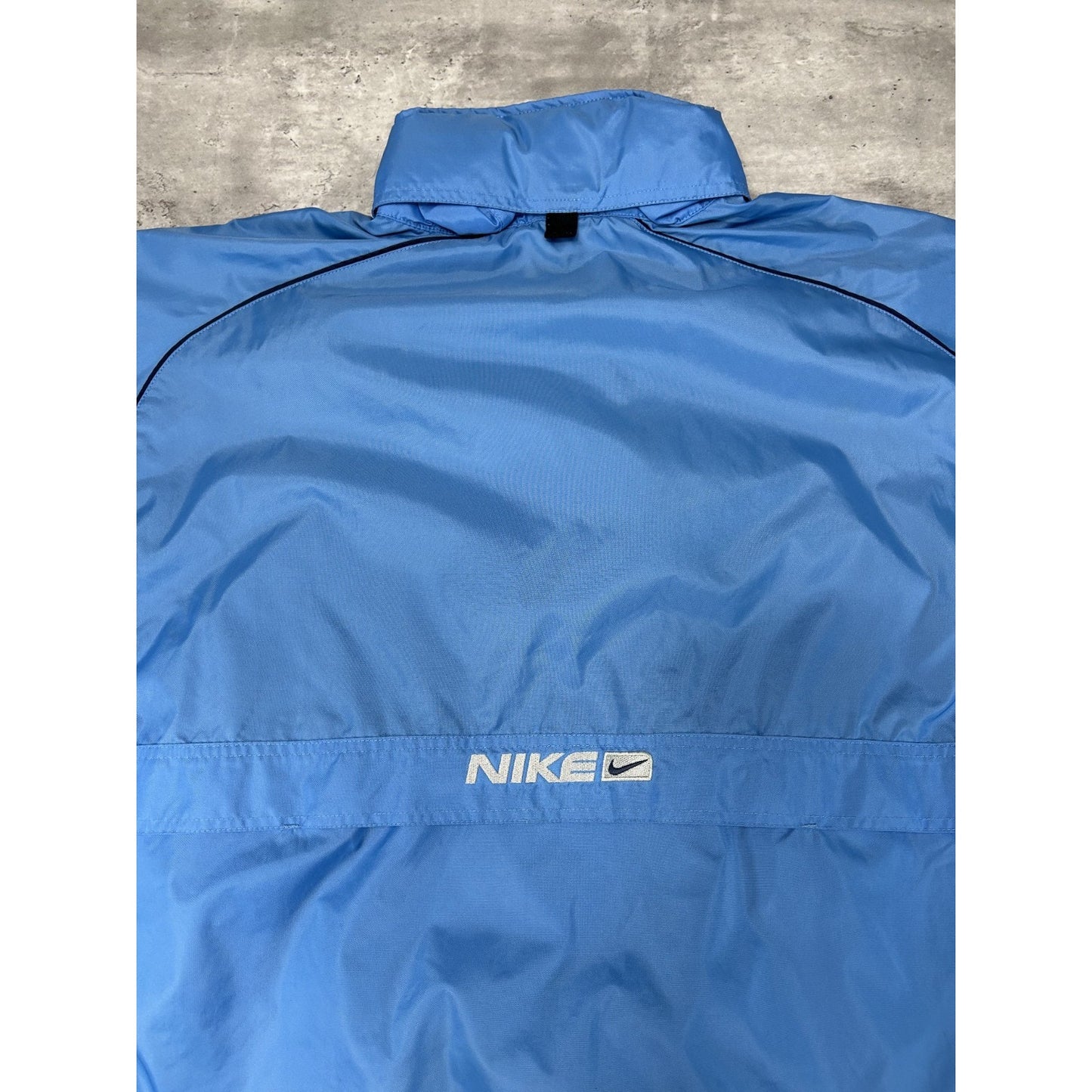 Vintage 2000s Nike Embroidered Swoosh 1/2 Zip Windbreaker Jacket Size Medium
