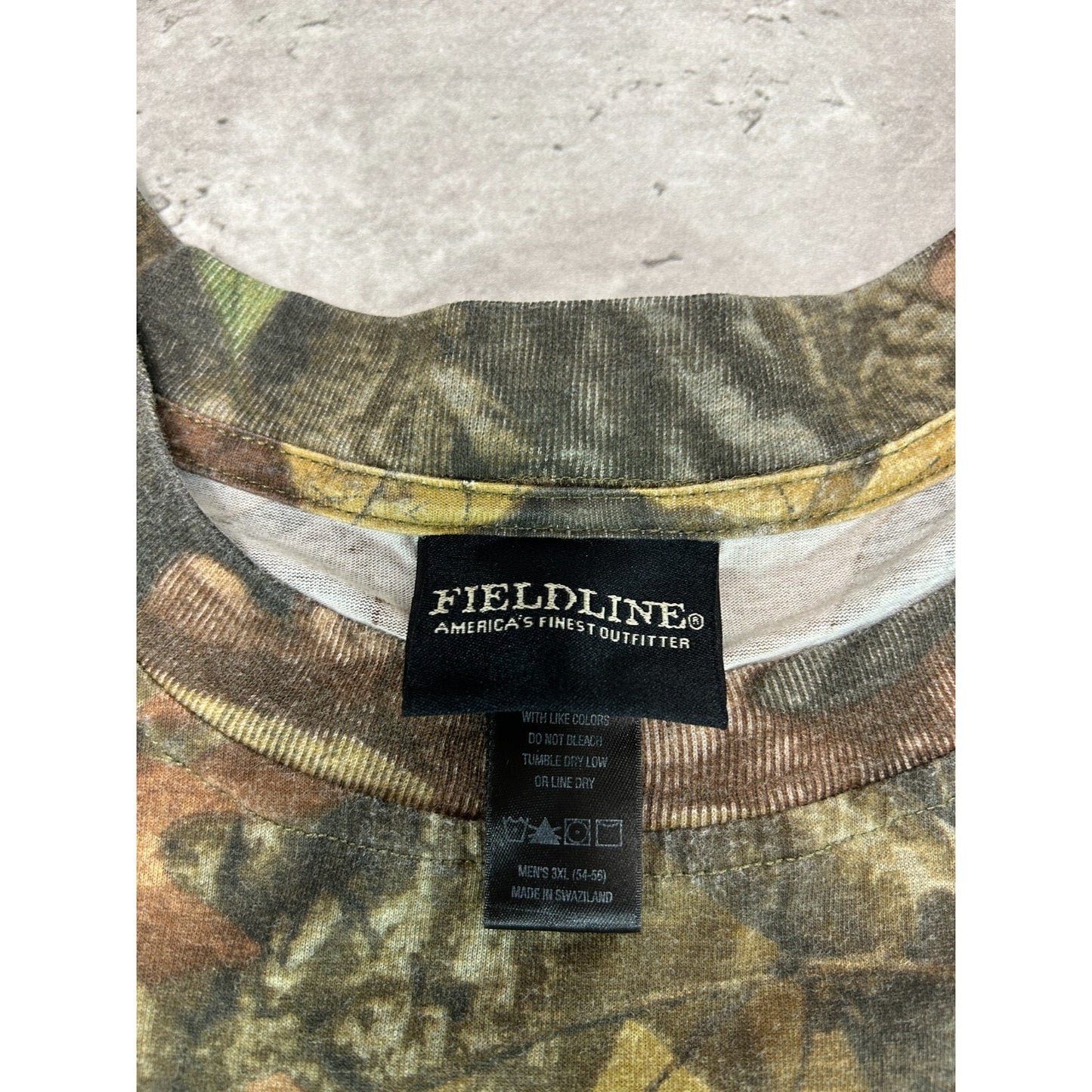 Vintage 90s Fieldline Advantage Timber Tree Camo Long Sleeve T-Shirt Size 3XL