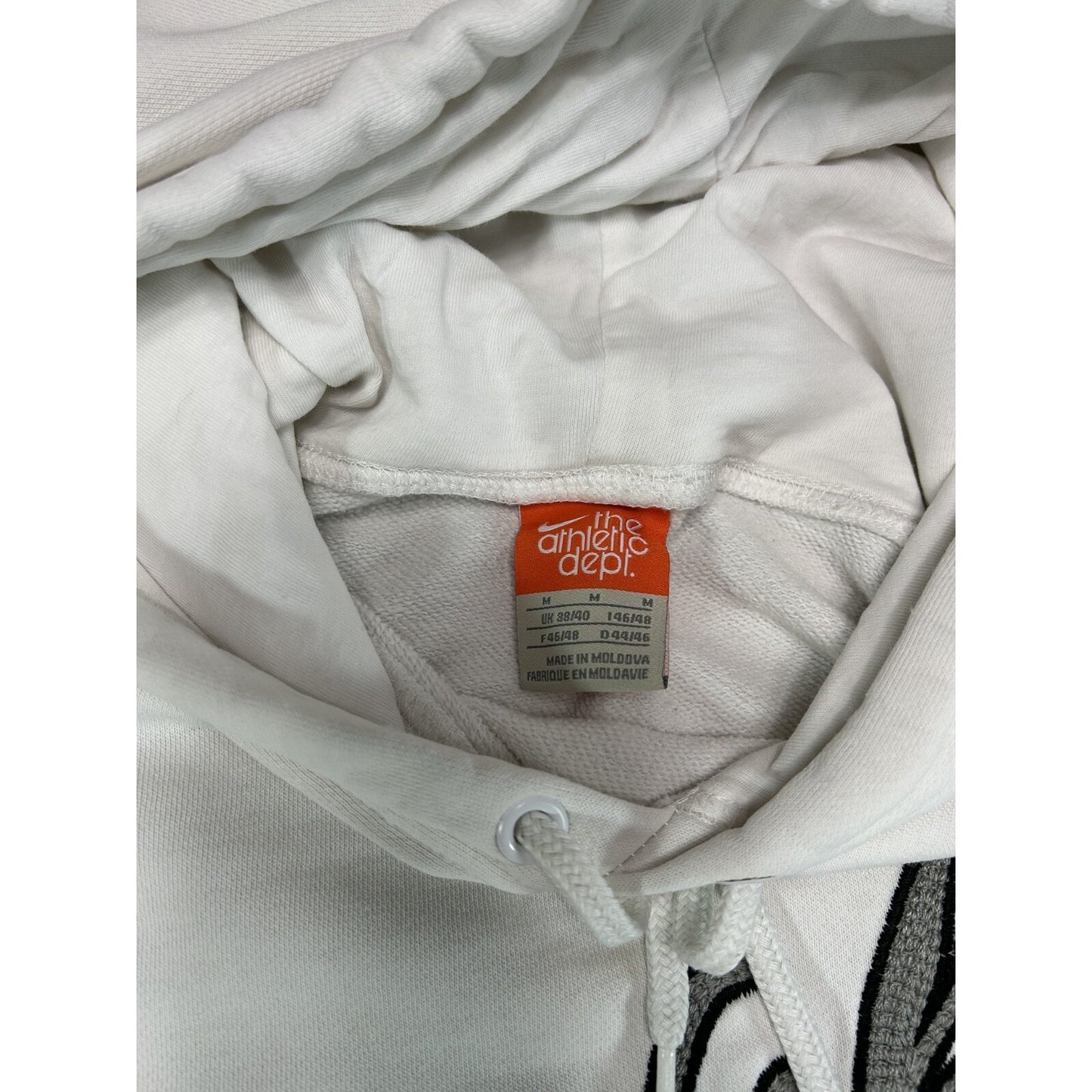 Vintage Y2K Nike Embroidered Script Spellout Hooded Sweatshirt Size Medium